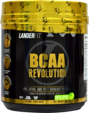 Landerfit BCAA Revolution Green Apple - 405g