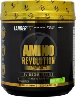 Landerfit Amino Revolution + Electrolytes Green Apple (480g)
