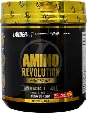 Landerfit Amino Revolution + Electrolytes Fruit Punch (480g)