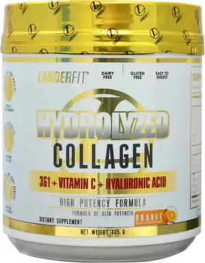 Colágeno Landerfit Hydrolyzed Collagen Orange (405g)