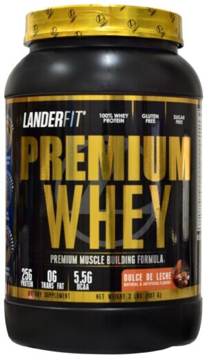 Landerfit Premium Whey Dulce de Leche (907g - 2Lbs)