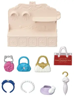 Epoch Sylvanian Families Fashion Showcase Set 6015 - 9 Pcs