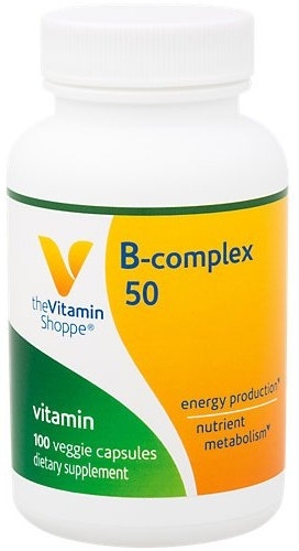 B-complex 50 The Vitamin Shoppe Vitamin (100 Capsulas)