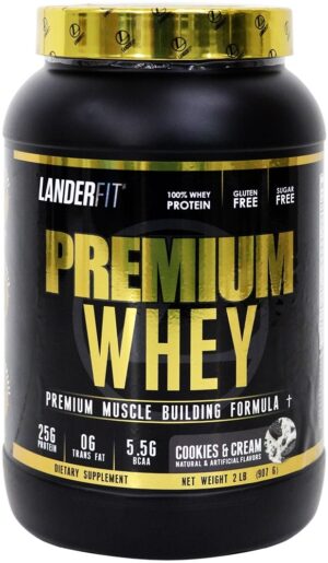 Landerfit Premium Whey Cookie & Cream (907g)