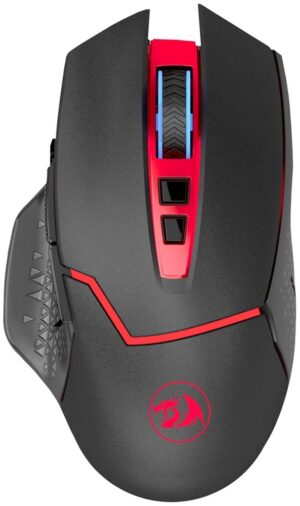 Mouse Gaming Redragon Mirage M690 sin Cable - Negro/Rojo
