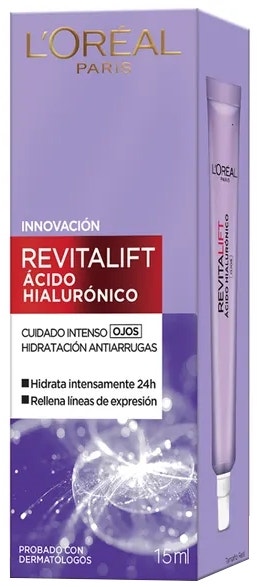 Crema para ojos L'Oréal Revitalift Acido Hialuronico - 15mL