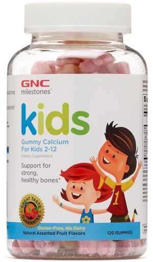 GNC Milestones Kids Calcium (120 Cápsulas en Gummies)