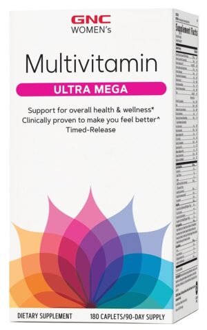 GNC Women's Multivitamin Ultra Mega (180 Cápsulas)