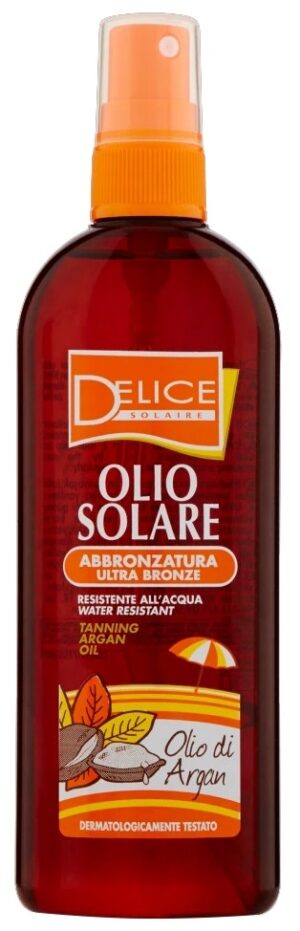 Bronceador Delice Solaire Olio Solare Abbronzatura Olio di Argan - 150mL