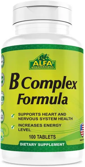 Alfa Vitamins B Complex Formula (100 Tabletas)