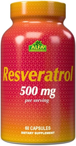 Alfa Vitamins Resveratrol (60 Cápsulas)