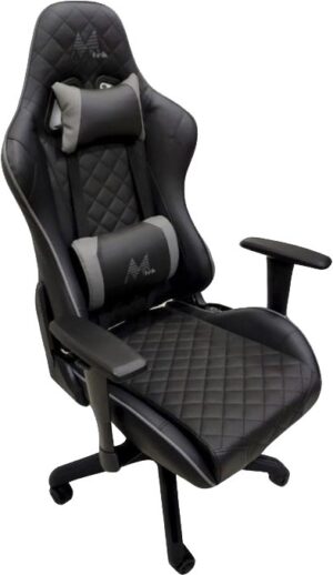 Silla Gaming MTEK MK01 (Ajustable) Gris/Negro