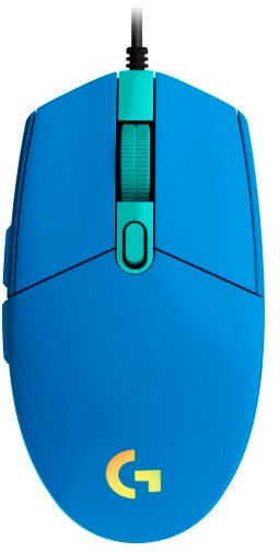 Mouse Gaming Logitech G203  con cable 910-005795 - Azul