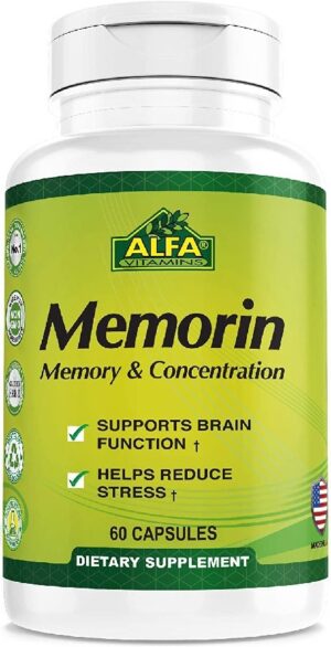 Alfa Vitamins Memorin Memory & Concentration (60 Capsulas)