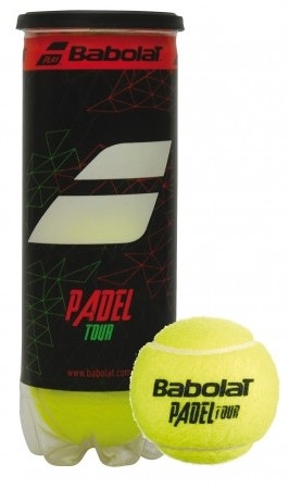 Pelota de Padel Babolat Tour (3 Unidades)