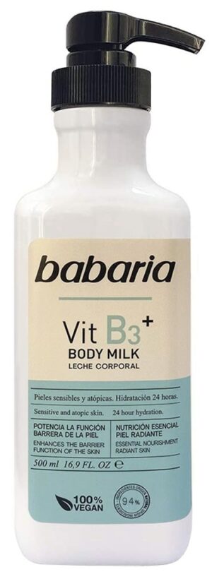 Crema Corporal Babaria Vitamina B3+ - 500mL
