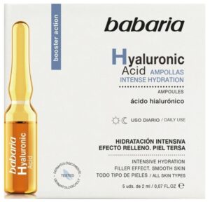 Ampollas Babaria Hyaluronic Acid Intense (6 Unidades de 2mL)