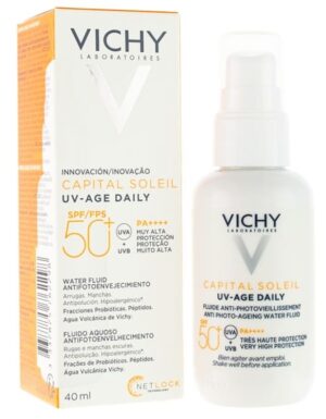 Crema Protector Solar Vichy Capital Soleil Uv-Age Daily SPF50+ - 40mL
