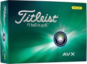 Pelota de Golf Titleist AVX Amarillo (12 Unidades)