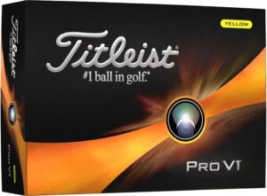 Pelota de Golf Titleist Pro V1 Amarillo (12 Unidades)