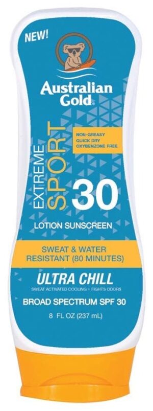 Loción Protector Solar Australian Gold Extreme Sport SPF30 - 237mL