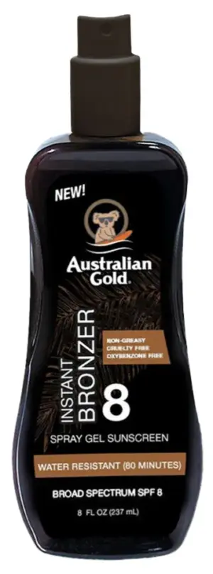 Bronceador Australian Gold Instant Bronzer SPF8 - 237mL