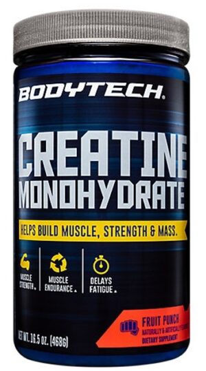The Vitamin Shoppe Bodytech Creatine Monohydrate Fruit Punch - 468g