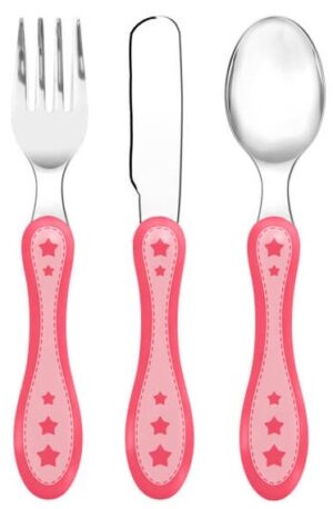 Kit Cubierto Estrellita Buba 10677 - Piezas (Rosa)