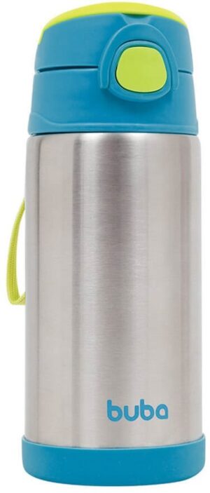 Botella térmica doble pared con pajita Buba 11385