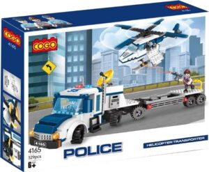 Cogo Police Helicopter - 4165 (329 Pzs)