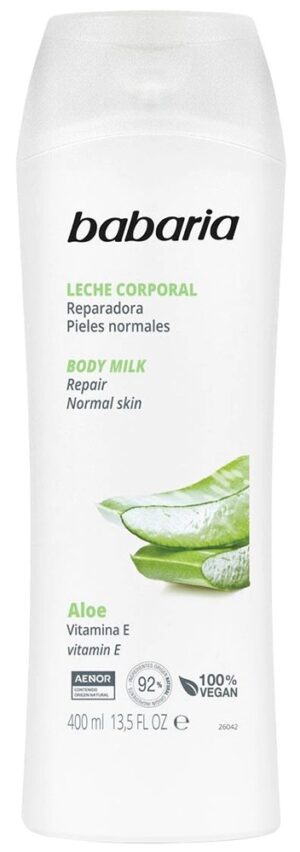 Babaria Leche Corporal Aloe Vera Vitamina E - 400mL