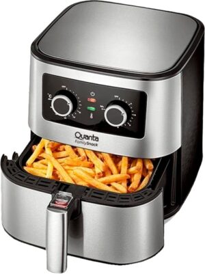Freidora Eléctrica Quanta FamilySnack Inox 5.5 Litros QTAF500 220V/60Hz