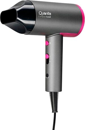 Secador de Cabello Quanta QTSCP20 2000W Bivolt - Gris/Rosa
