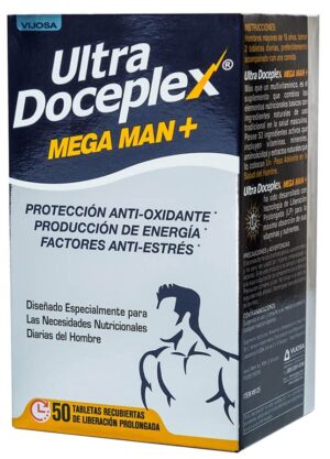 Multivitamínico Vijosa Ultra Doceplex Mega Man (50 Tabletas)