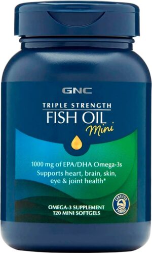 GNC Triple Strength Fish Oil Mini - 120 cápsulas