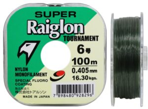 Linha Monofilamento Marine Sports Super Raiglon 6lb 0.405mm - 100m