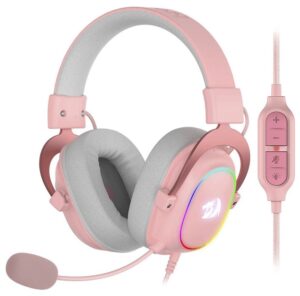 Headset Gaming Redragon Zeus-X H510P-RGB - Rosa (Alámbrico)