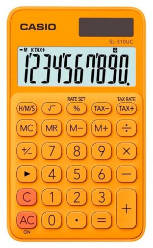Calculadora Casio SL-310UC-RG (10 Dígitos)