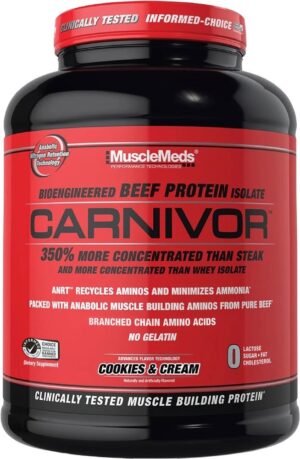 MuscleMeds Carnivor Beef Protein Isolate Cookies & Cream 1680g