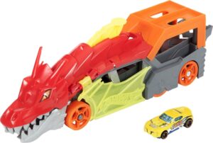 Remolque de Dragón Hot Wheels City - Mattel GTK42