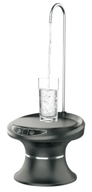 Dispensador Eléctrico de Agua Satélite A-P24 con Soporte Negro