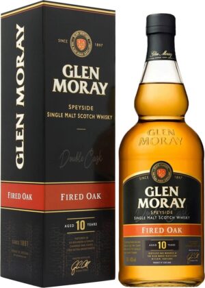 Whisky Glen Moray Heritage 10 Year Old Fired Oak - 700mL