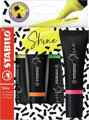 Bolígrafo Stabilo Shine 76/4 - (4 Unidades)