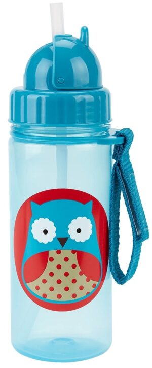 Botella Infantil Skip Hop Zoo Straw 9N568110 (350mL) Lechuza