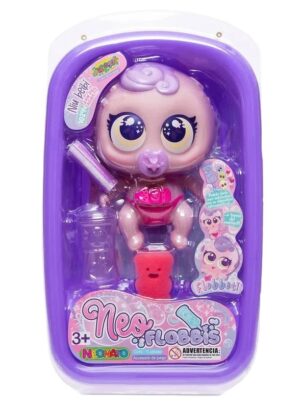 Kit de Baño Distroller Neonate Niu beibi Flo Lila (11 Pzs)