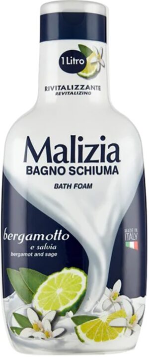 Espuma de Baño Malizia  Shiuma Bergamotto y Salvia 1L