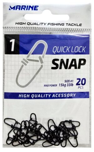 Snap Marine Sports Quick Lock 1 con 20 pcs