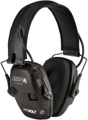 Protector Auditivo Electrónico Howard Leight Impact Sport Bolt R-02525 - Negro