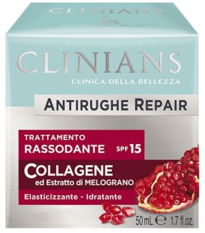 Crema Clinians Antirughe Repair Rassodante Collagene SFP15 - 50mL