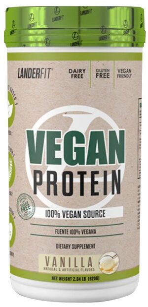 Landerfit Vegan Protein 100% Vegan Vainilla (925g)